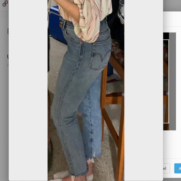 Levi's Wedgie Jeans - Light Blue - Picture 5 of 5